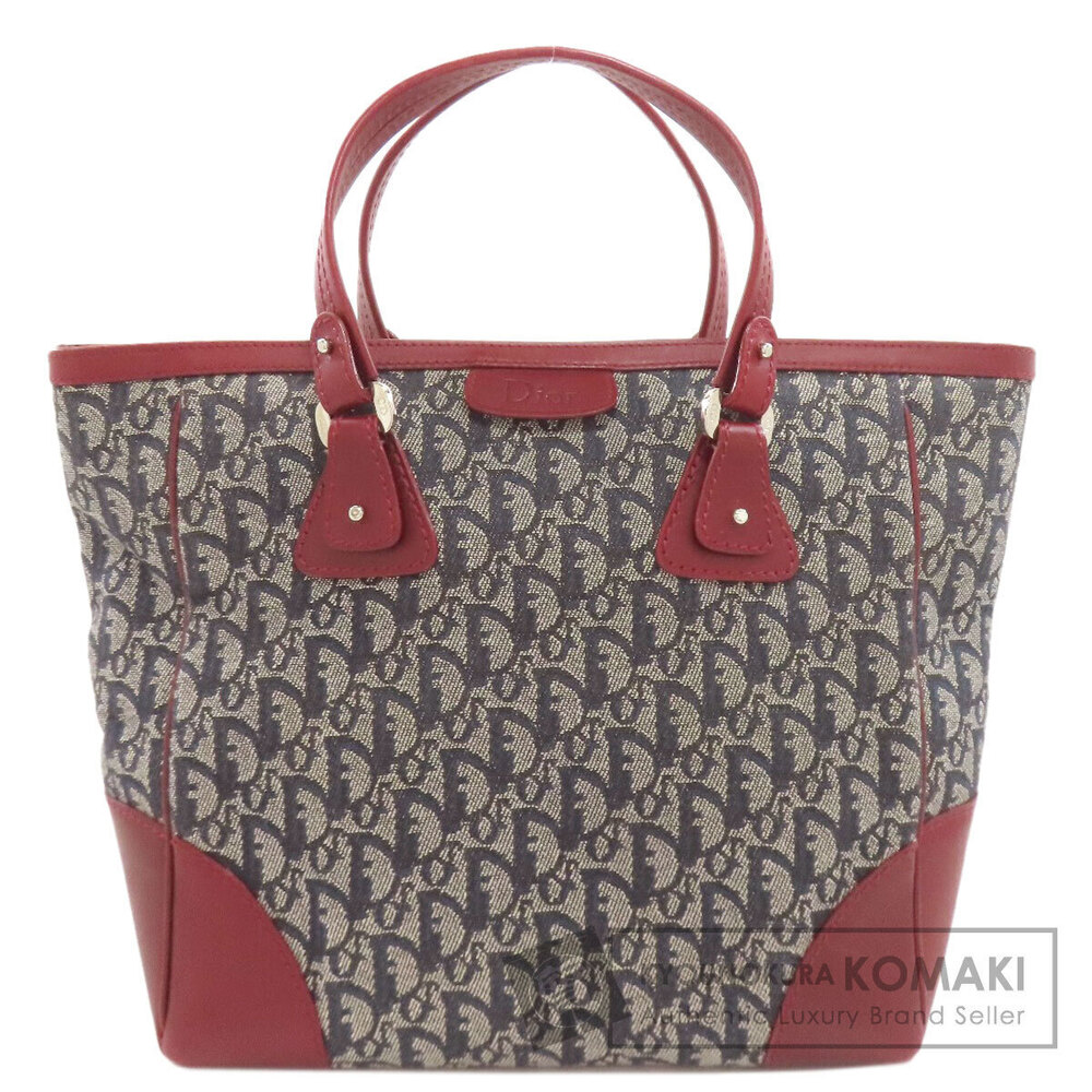 Christian Dior Trotter Tote Bag Canvas